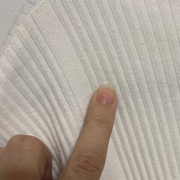 Vintage Ralph Lauren Polo Jeans co. Men’s Size XL White Ribbed Knit Top Bodycon - Picture 7 of 12